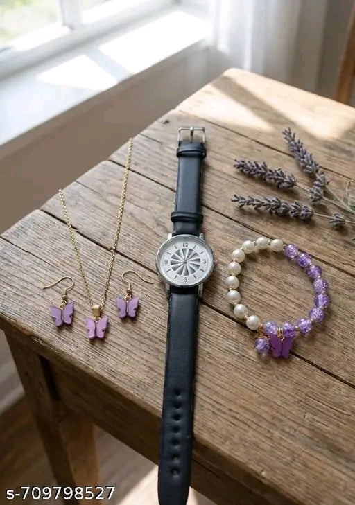 Beautiful women watch and jewellery