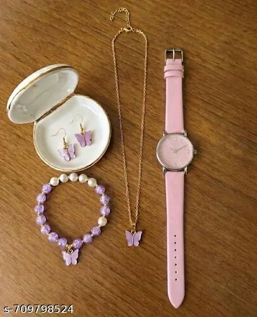 Beautiful women watch and jewellery