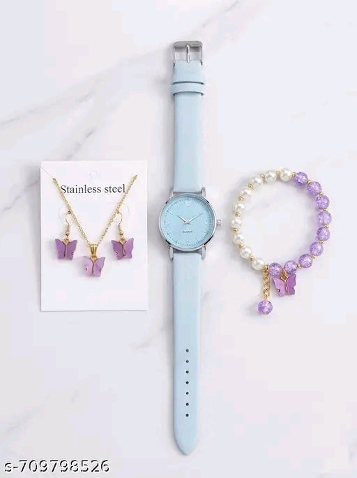 Beautiful women watch and jewellery