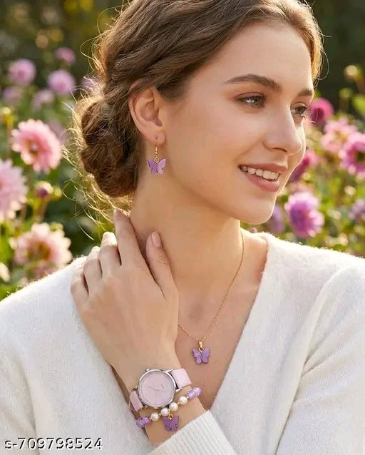 Beautiful women watch and jewellery
